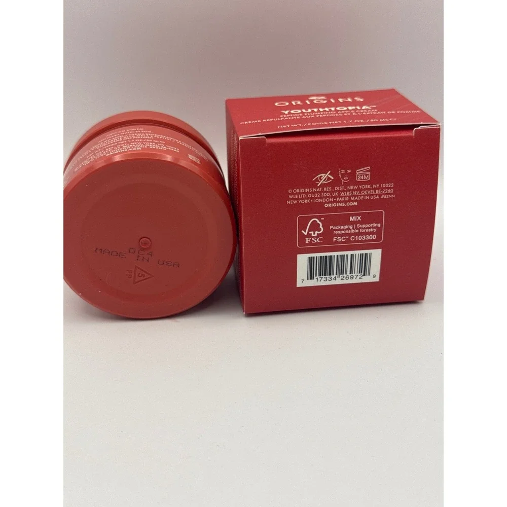 Origins Youthtopia Peptide Plumping Apple Cream‎ 1.7 oz BNIB